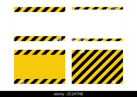 Laborer with yellow and black caution stripes CL-16 