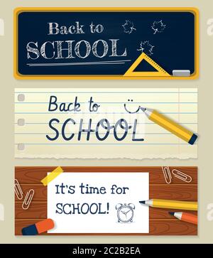 Welcome Back To School Poster Stock Illustration - Download Image