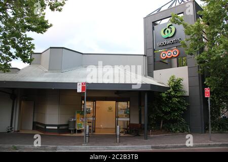 Pictured is the Woolworths store at Grosvenor Street, Neutral Bay. Stock Photo