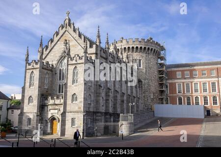 The Record Tower And The Chapel Royal At Dublin Castle Ireland  The Only Tower From The Original Medieval Castle Stock Photo