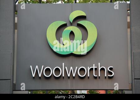 Pictured is the Woolworths store at Grosvenor Street, Neutral Bay. Stock Photo