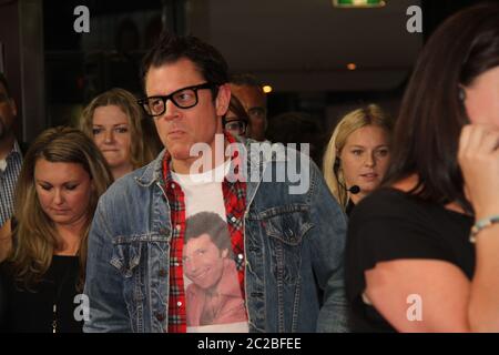 Johnny Knoxville ‘Irving Zisman’ arrives on the red carpet for the special screening of Jackass Presents: Bad Grandpa at Event Cinemas, George Street Stock Photo