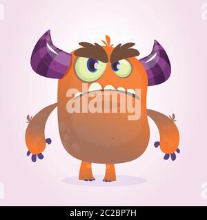 doodle monster with horn doodle monster with horn