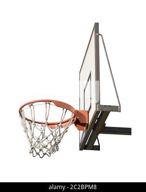 Basketball Basket Isolated Photo Stock Photo
