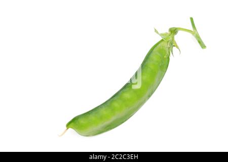 green soy bean isolated on white background Stock Photo