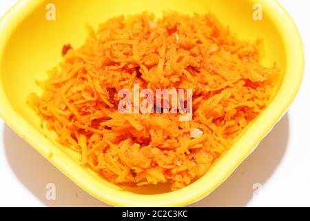Organic carrot isolated on white background Stock Photo