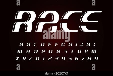 sport style font. baseball numbers on white background. sport numbers sign.  9327026 Vector Art at Vecteezy