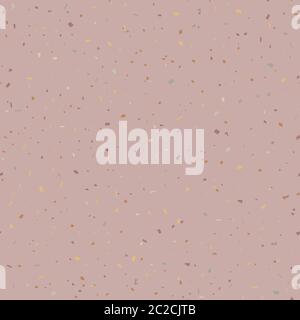 Hand made washi paper texture seamless pattern. Tiny speckled hand drawn flecks . Soft ecru off gray neutral tone. All over recycled print for Stock Vector