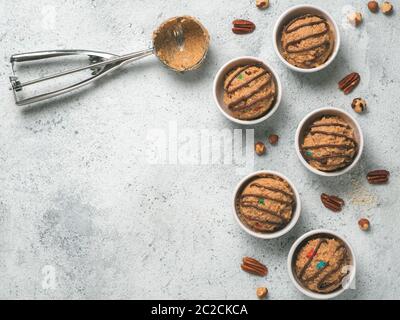 eatable raw monster cookie dough Stock Photo