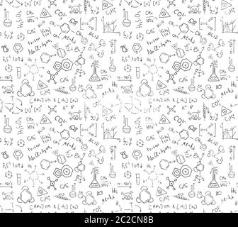 chem pattern Stock Vector