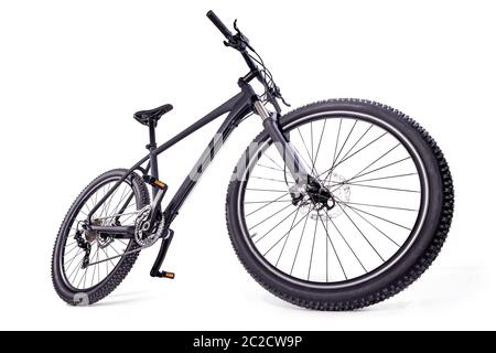 mountain bike against a white background Stock Photo