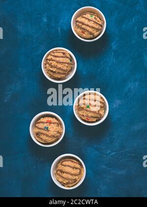 eatable raw monster cookie dough Stock Photo