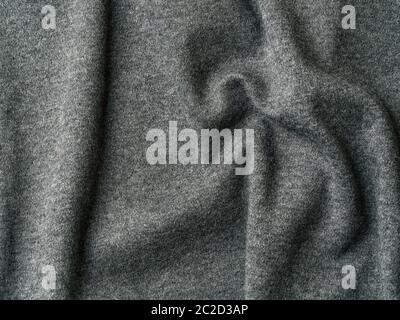 Gray cotton jersey fabric texture Stock Photo