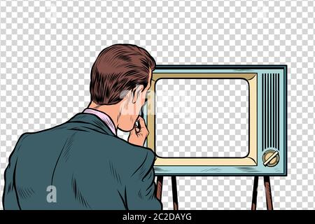 Vector Illustration Kid Watching Stock Vector by ©yusufdemirci 201018776