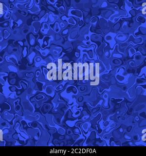 Modern blue abstract marble effect texture background. Vector Stock Vector