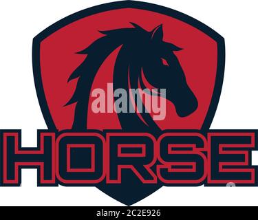 horse logo for your business or sport, vector illustration Stock Vector