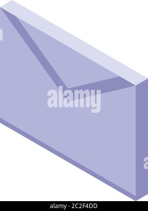 Personal guard letter icon, isometric style Stock Vector