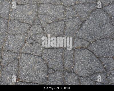 black tarmac texture useful as a background Stock Photo