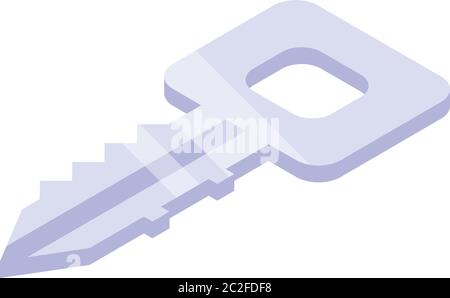 Safe key icon, isometric style Stock Vector