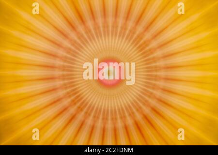 abstract multicolored vibrant symmetric blurred background, speed zoom effect Stock Photo