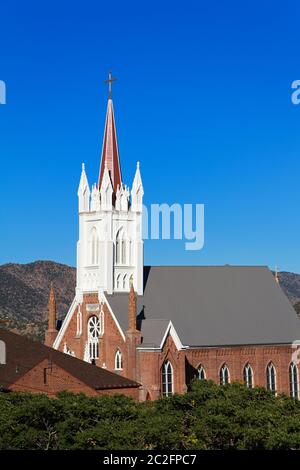 St. Mary's in the Mountains Catholic Church, Virginia City, Nevada, USA Stock Photo