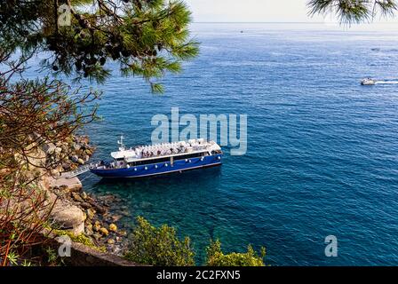 Ligurian Sea in Monterosso al Mare, Cinque Terre, Liguria, Italy Stock Photo