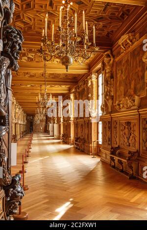 FONTAINEBLEAU, FRANCE - JULY 09, 2016 : Fontainebleau Palace Interiors. The Throne  Room. Chateau Was One Of The Main Palaces Of French Kings. Stock Photo,  Picture and Royalty Free Image. Image 71112515.