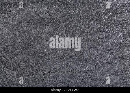 textured background from black leather close up Stock Photo