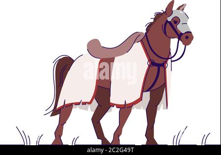 Chivalry semi flat RGB color vector illustration Stock Vector