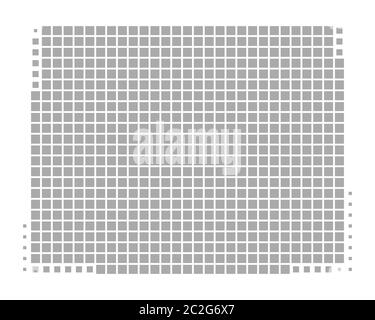 Square dots pattern map of Wyoming. Dotted pixel map with flag isolated ...
