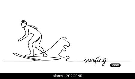 Surfboard Drawing - How To Draw A Surfboard Step By Step