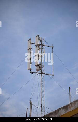 Mobile Antenna in the province of Alicante, Costa Blanca, Spain Stock Photo