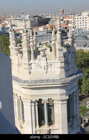 palacios de cibeles madrid Stock Photo