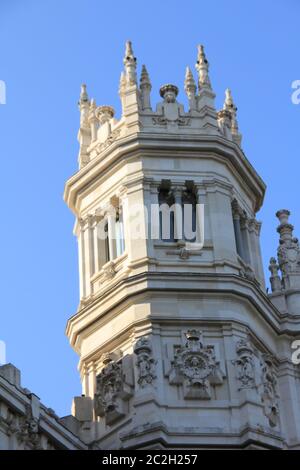 palacios de cibeles madrid Stock Photo