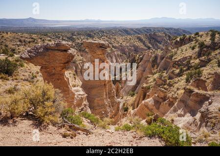 Kasha-Katuwe Tent Rocks National Monument Stock Photo