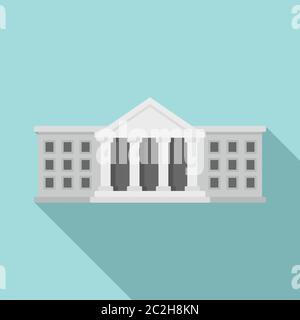 Cambridge university icon. Flat illustration of cambridge university vector icon for web design Stock Vector