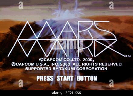Mars Matrix - Sega Dreamcast Videogame - Editorial use only Stock Photo