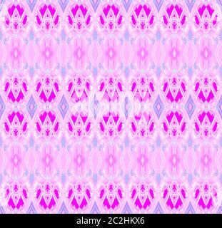 Seamless ornaments pink magenta violet blue purple Stock Photo