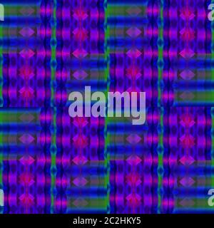 regular, diamond pattern, dark blue, green, violet, purple, vertically, shifted Stock Photo