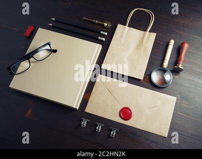 Blank branding identity Stock Photo