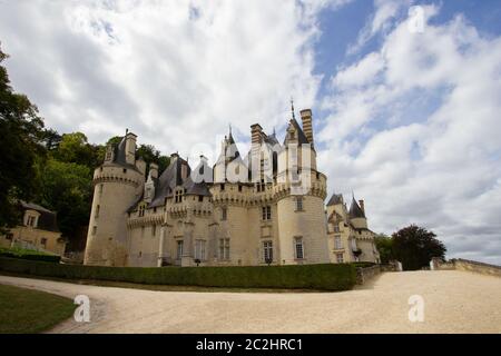 Sleeping beauty Castle, Ussé, France Stock Photo