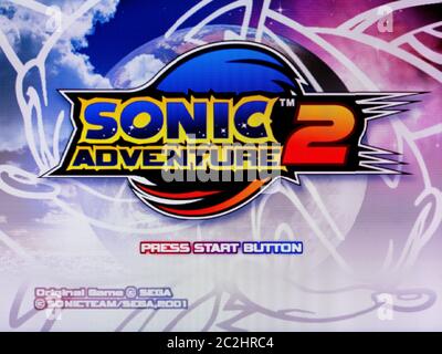Sonic Adventure 2 - Sega Dreamcast Videogame - Editorial use only Stock Photo