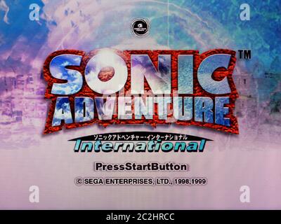 Sonic Adventure International - Sega Dreamcast Videogame - Editorial use only Stock Photo