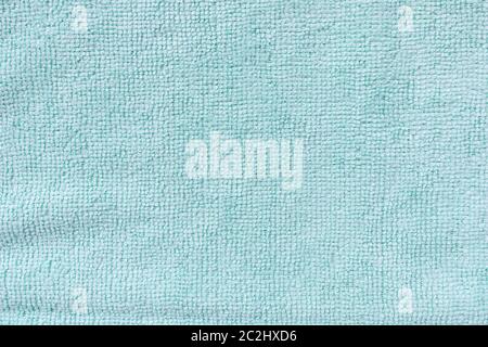 Blue microfiber cloth for cleaning and dusting Stock Photo