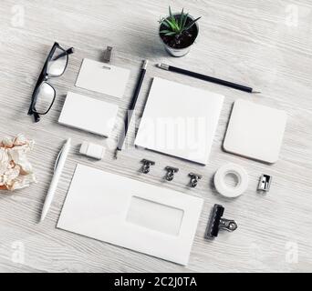 Blank branding identity Stock Photo