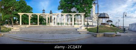 Constanta, Romania – 07.09.2019.  Statue of Mihai Eminescu in Constanta, Romania, on a sunny summer morning Stock Photo