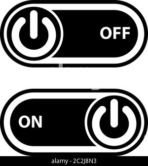 Power Button Icon Vector Art Illustration Stock Vector