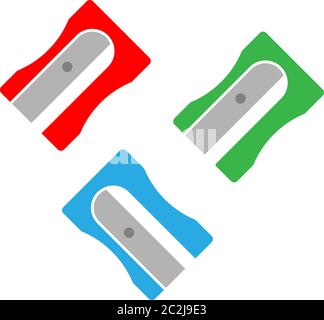 Pencil Sharpener Icon, Sharpener Vector Art Illustration Stock Vector