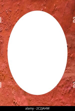 Circle Frame Background with Decorated Borders Stock Photo