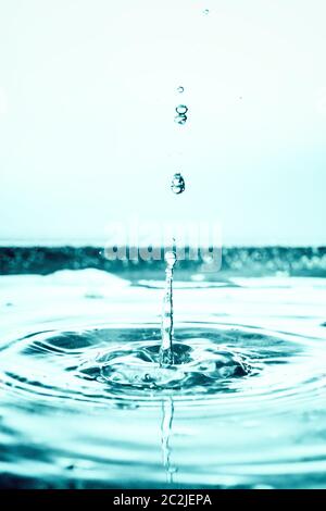 water drop background Stock Photo